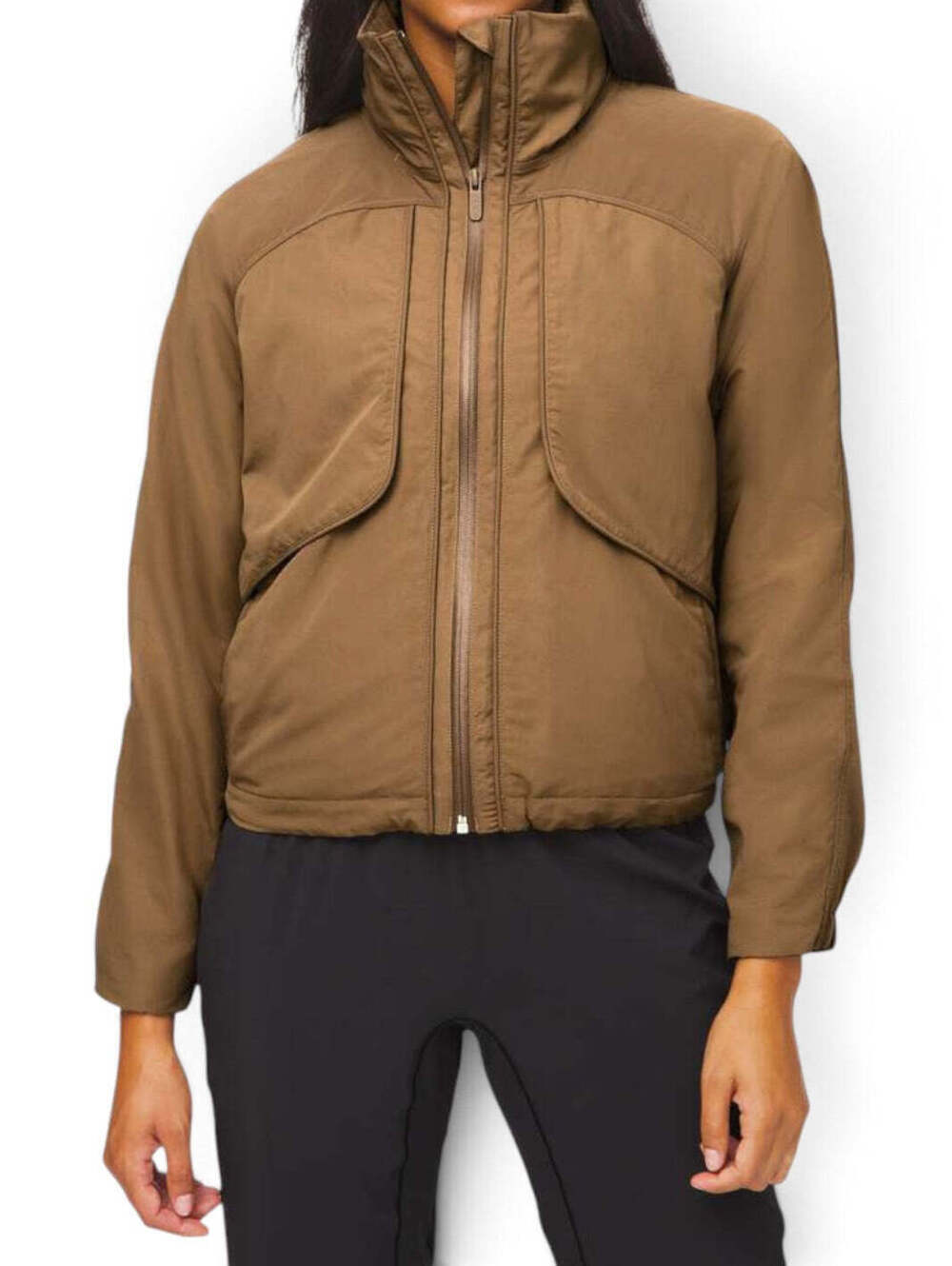 Lululemon Always Effortless Jacket Frontier Brown Windbreaker Size 4